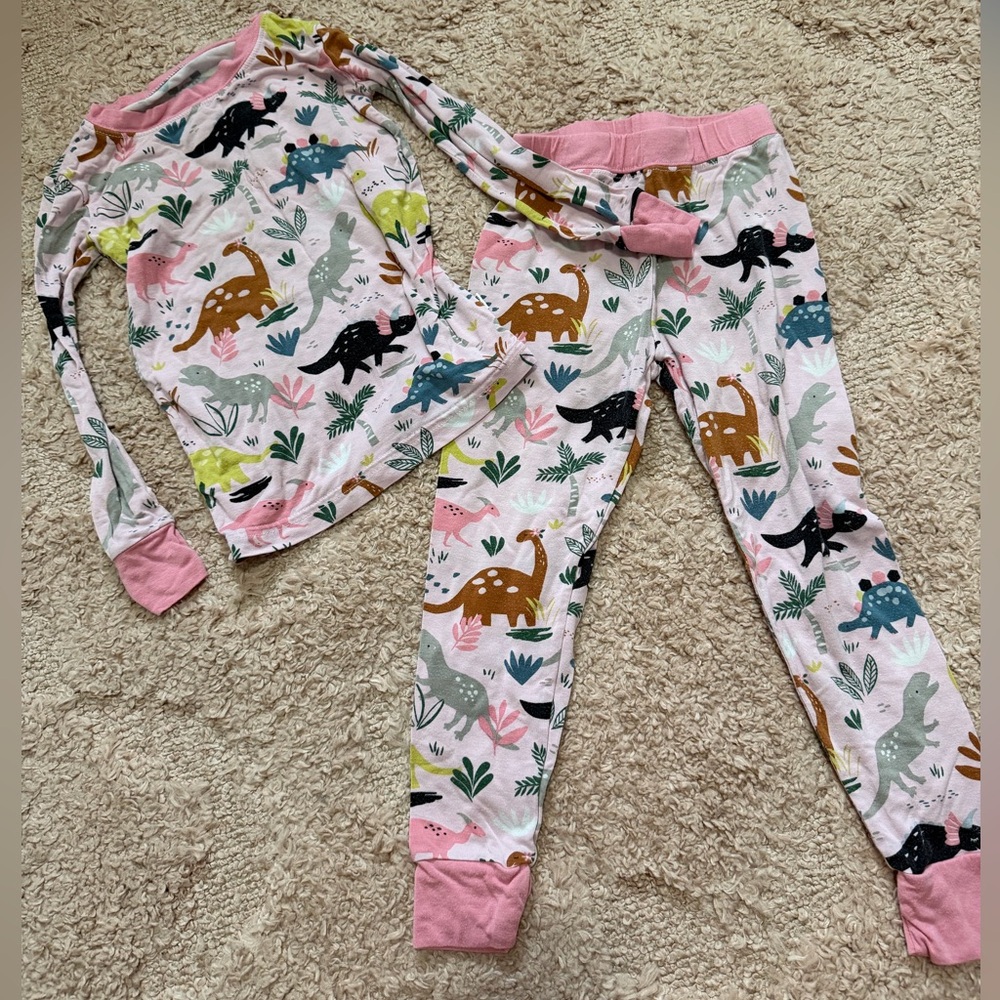 Pink Jurassic Jungle Little Sleepies